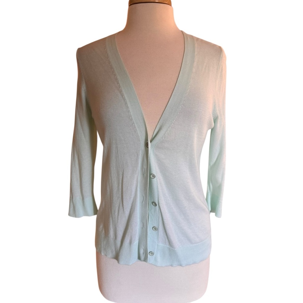 GAP Factory Mint Lightweight Women's Cardigan size small